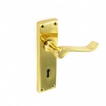 Scroll Brass Lock Furniture 155mm1pair   (S2840)