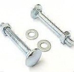 Carriage Bolts,nuts & Washers M6 x 50mmPk4 (S8501)