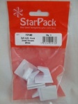 Star Pack Self Adhesive Hook Small Square White Pk5(72140)