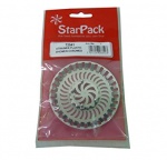 Star Pack Strainer Plastic Shower Chromed(72541)