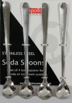 Apollo S/Steel Soda Spoons Set4