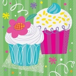 16 CUPCAKE PARTY LUNCH NAPKINS