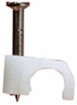 Star Pack Cable Clip Roundwhite 8.0mm(72093)