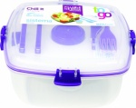 Sistema Klip It Chill It To Go Clear Lunch Box (21377)