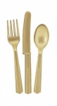 18 ASSORTED CUTLERY GOLD