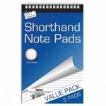 Tallon 3x 50 Sheet Shorthand Notebooks (3252)