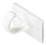 Self Adhesive Cup Hook - Square White