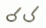 Curtain Wire Hooks/eyes - Bzp
