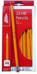 Box 24 Rubber Tip Pencils