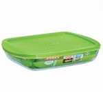 Pyrex Cook & Store Special Rect. Dish with Lid 1.6 Ltr.