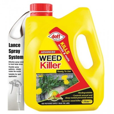 Doff Glyphosate Weedkiller RTU 3Ltr