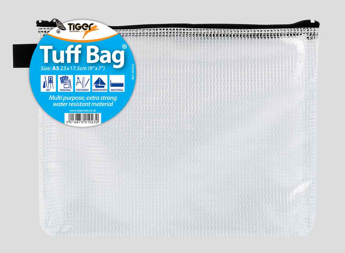 Tiger Tuff Bag A5 Assorted
