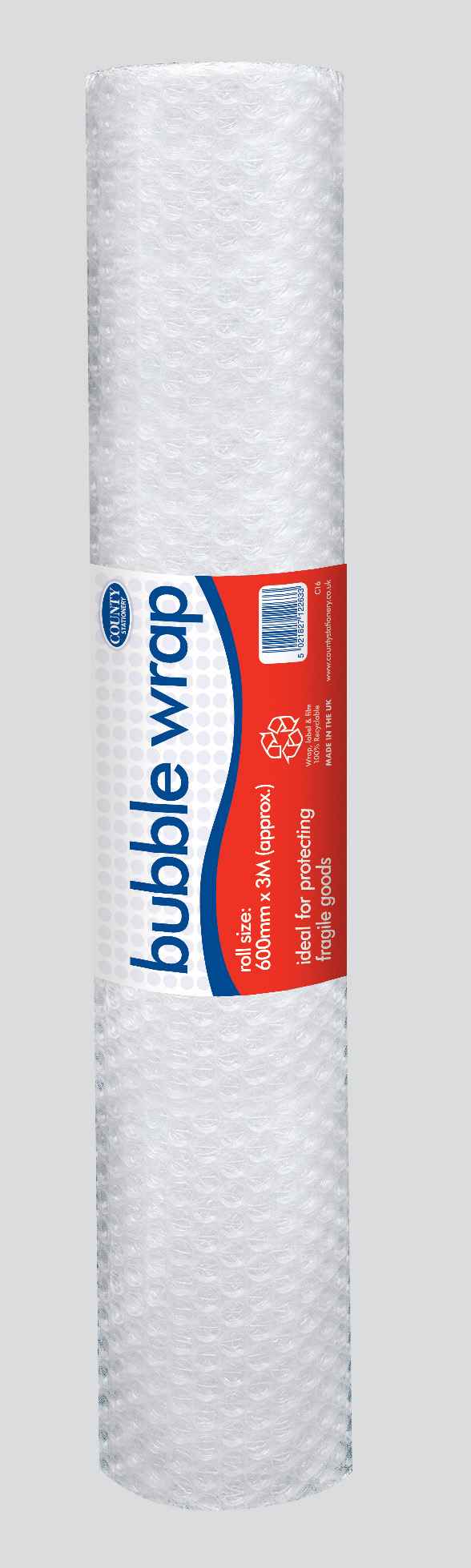County Bubble Wrap Roll Value 600mm X 3m