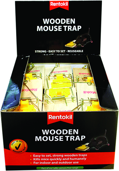 Rentokil  Wooden Mouse Traps Pk30
