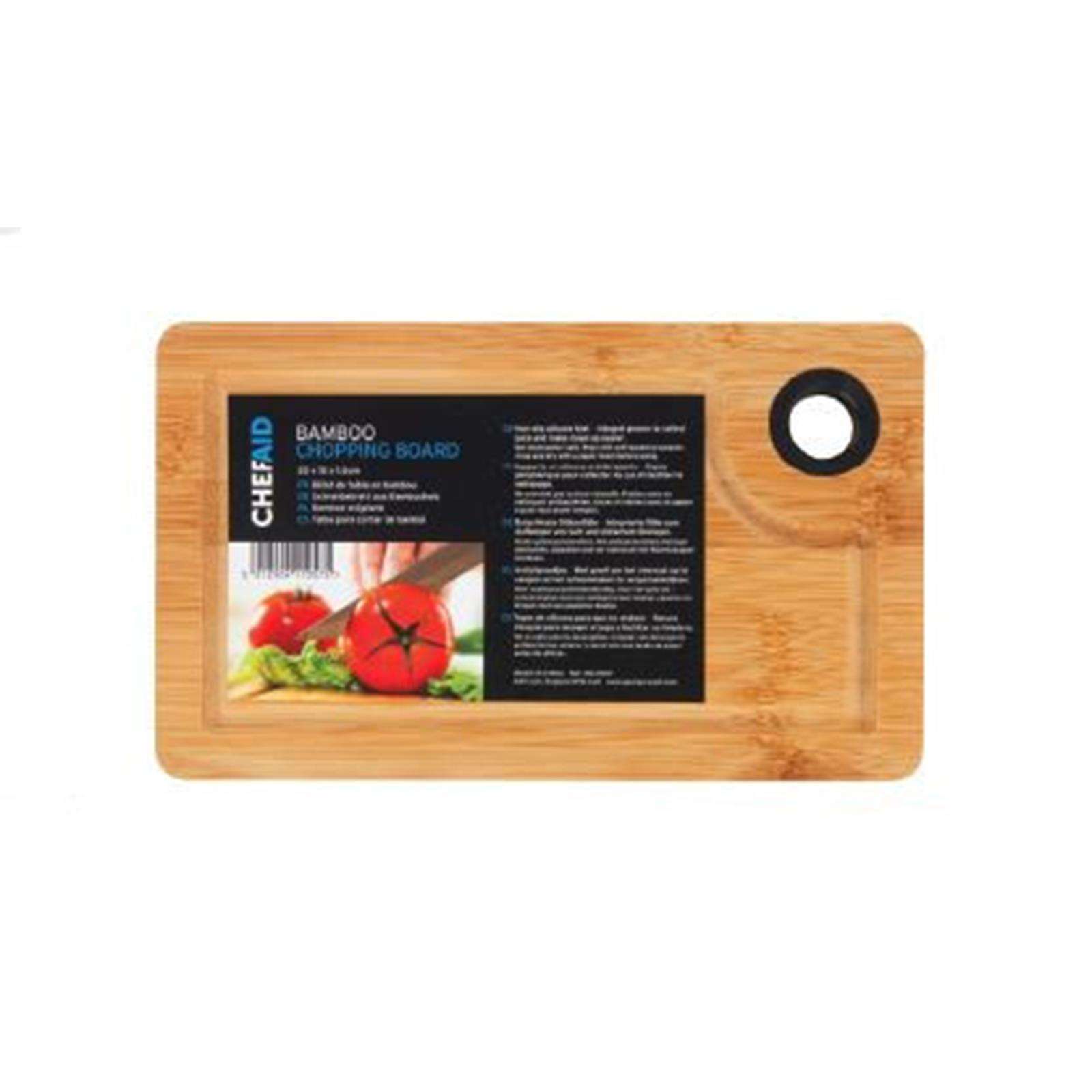 Chef Aid Bamboo Board 25 x 15 x 1.5cm