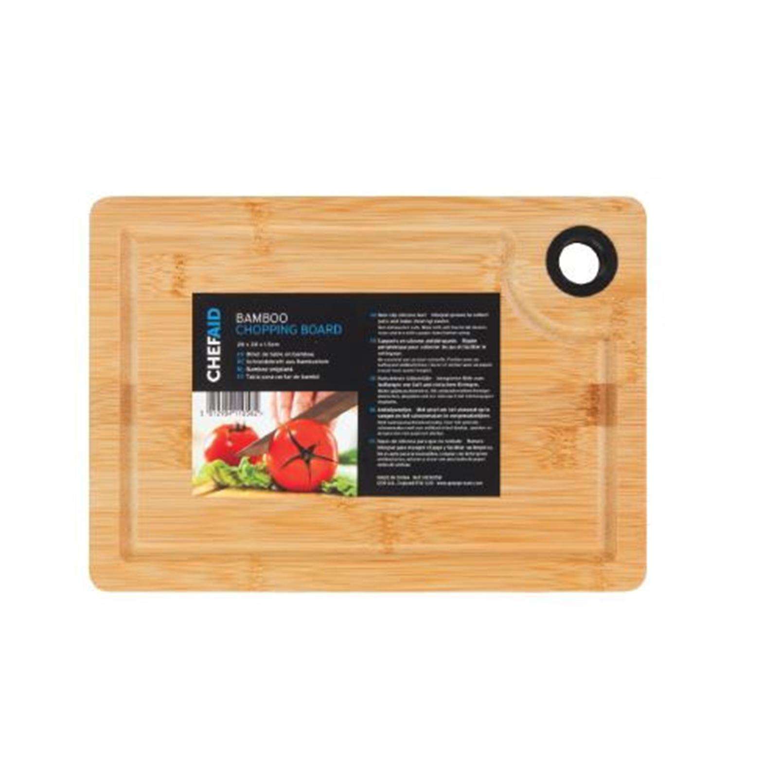 Chef Aid Bamboo Board 28 x 20 x 1.5cm