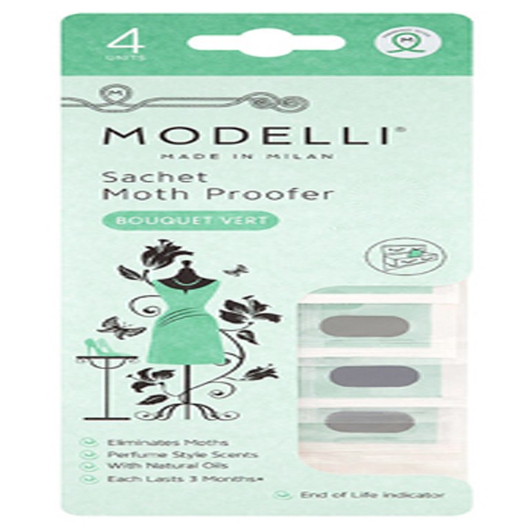 Acana Modelli 4pk Sachet - Bouquet Vert Green Moth Repeller