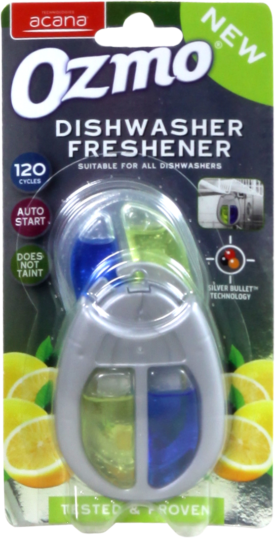 Ozmo 2in1 Auto Dishwasher Freshener with refill LEMON ZEST