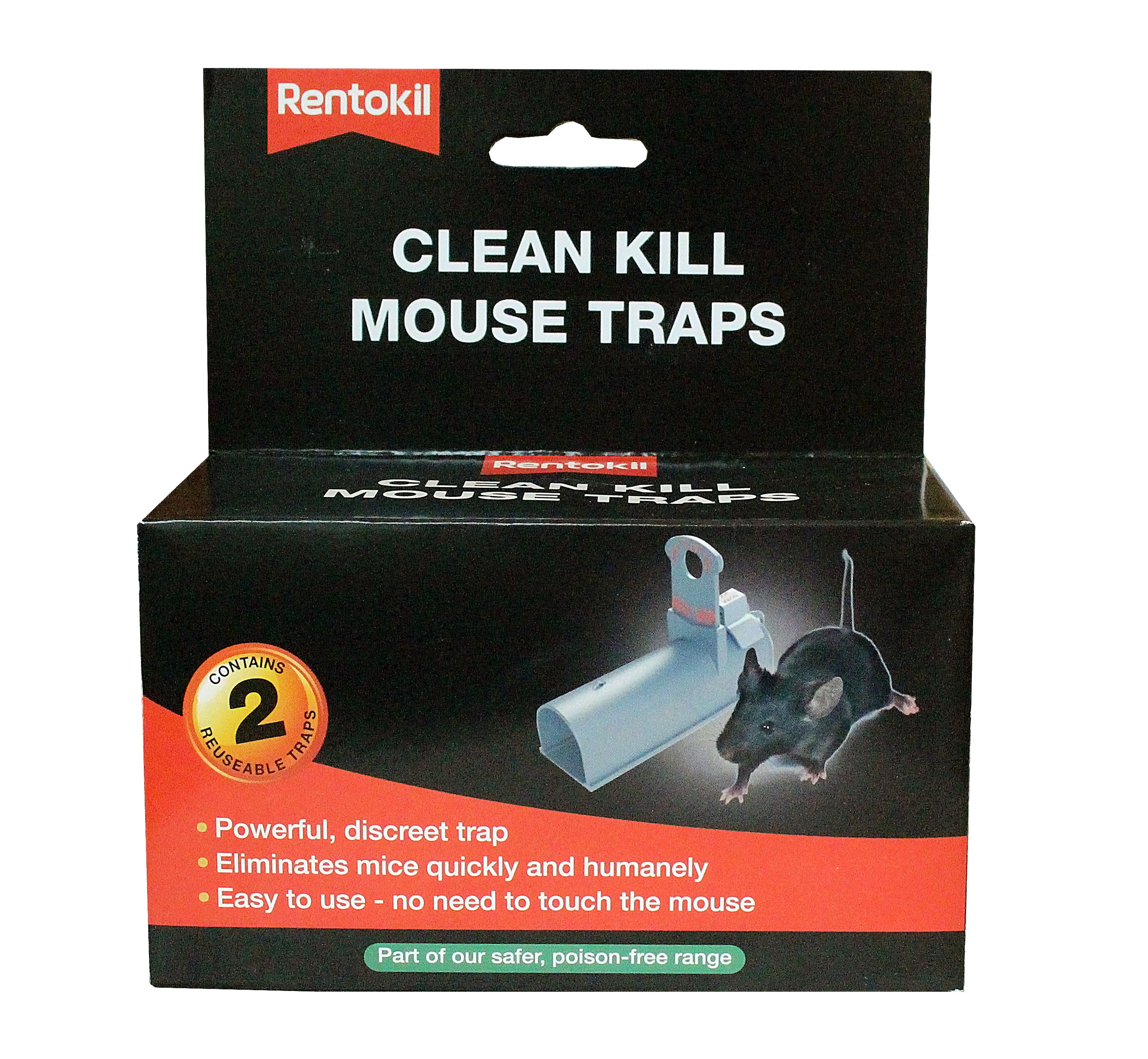 Clean Kill Mouse Traps Twin Pack