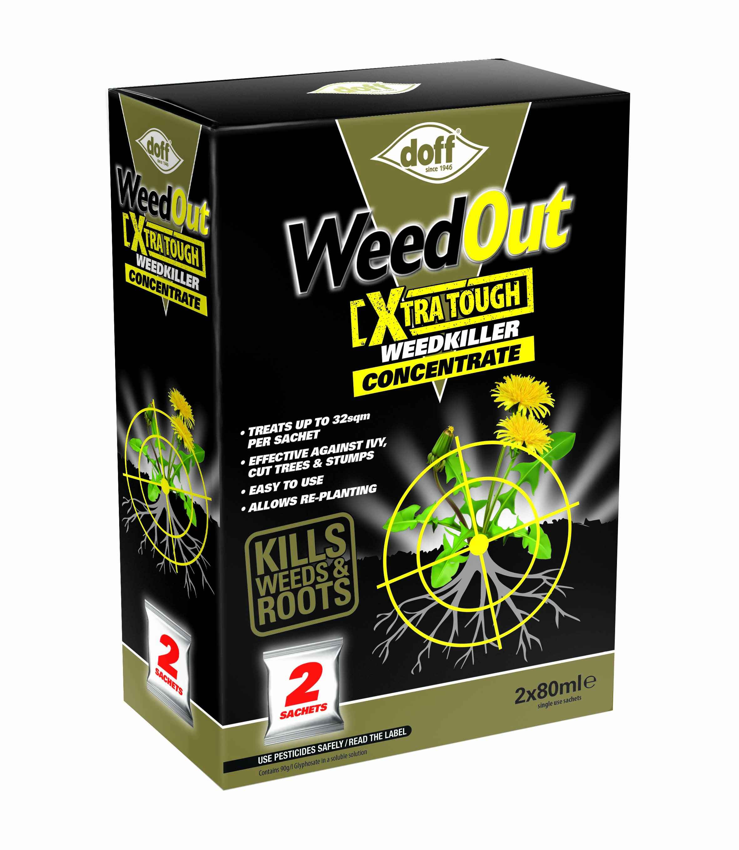 Doff WeedOut Extra Tough Concentrated Weedkiller - 2 Sachet(F-FC-002-DOF)