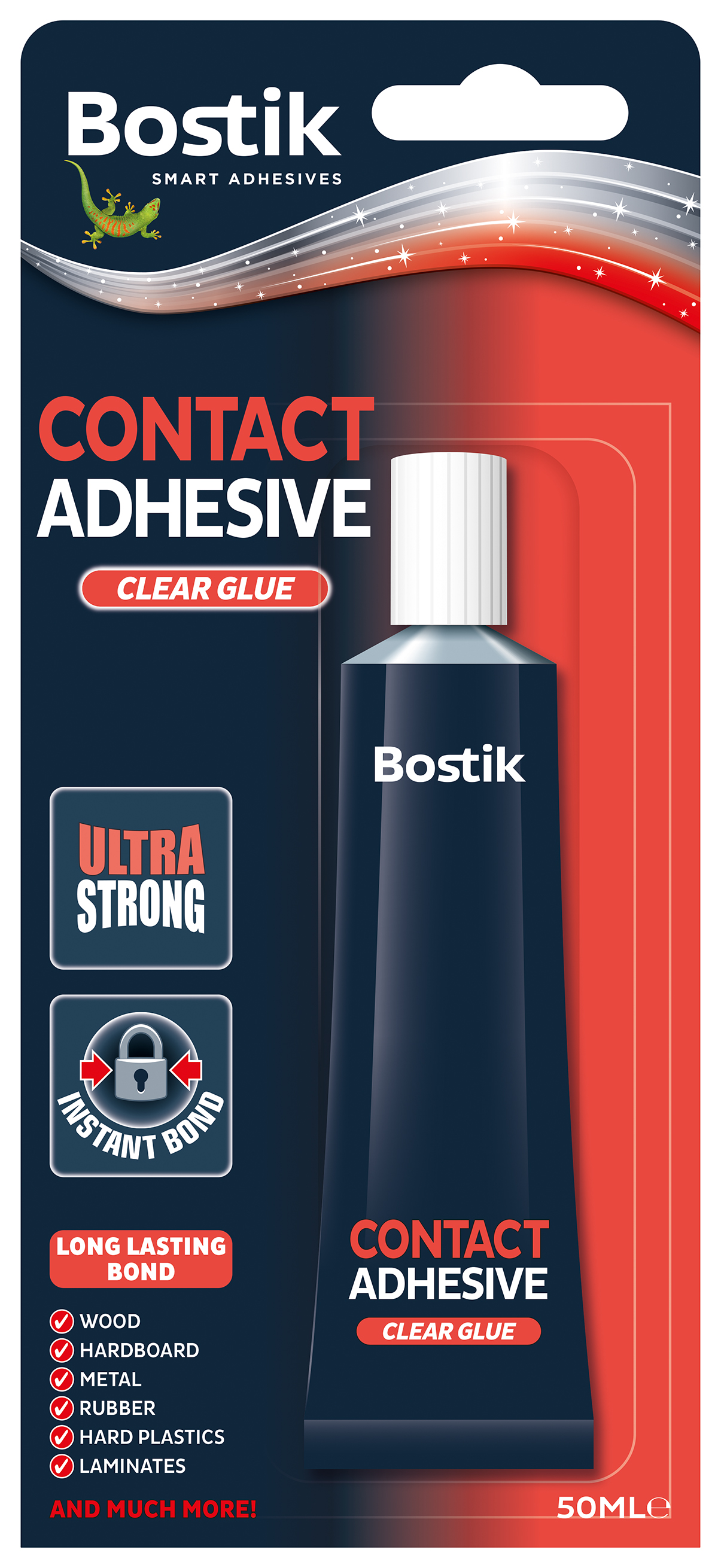 BOSTIK CONTACT ADHESIVE Clear 50 ml