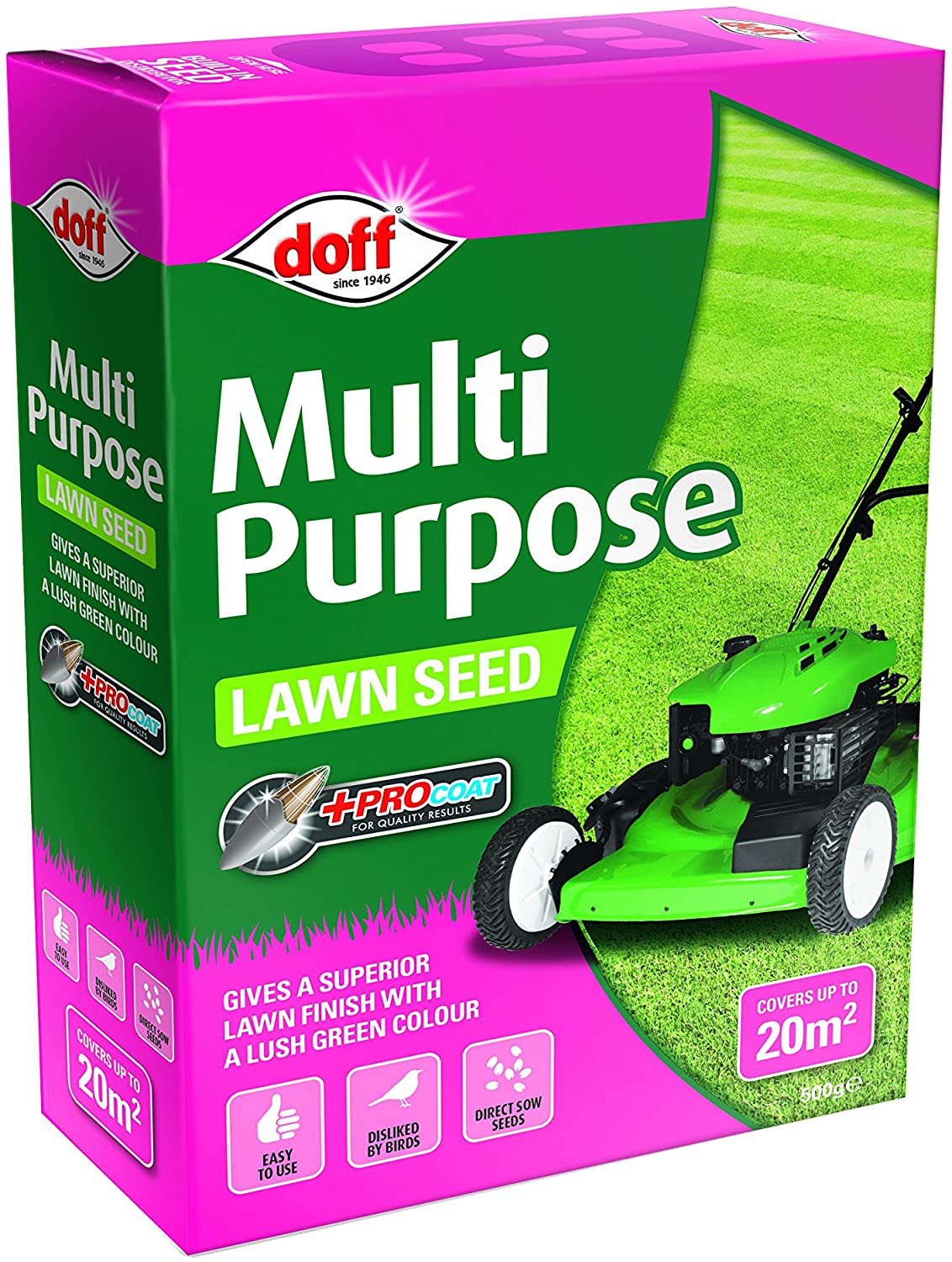 Doff multipurpose lawn seed with PROCOAT 500g  (F-LD-500-DOF)
