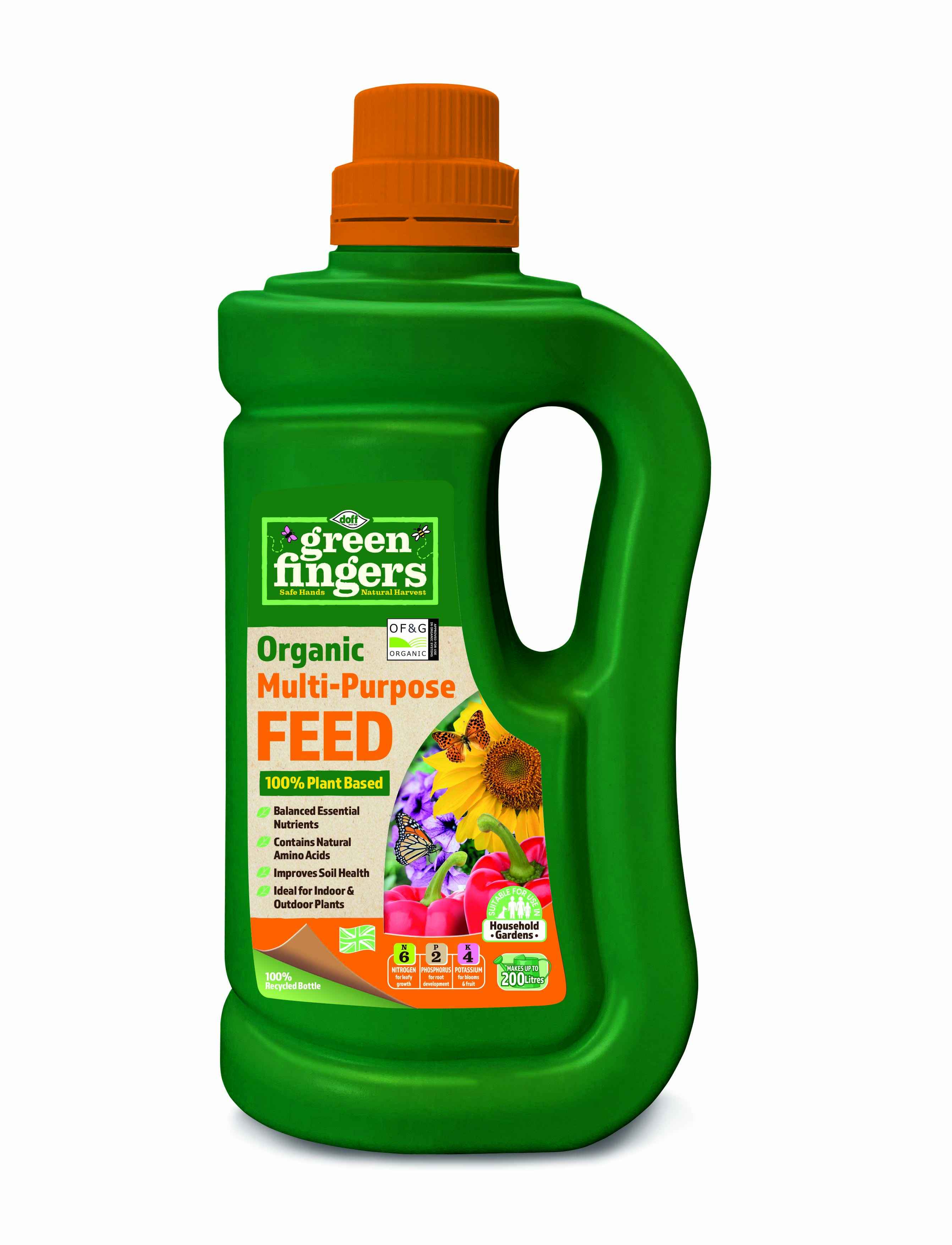 DOFF  Greenfingers Organic Multi-Purpose Feed 900ml