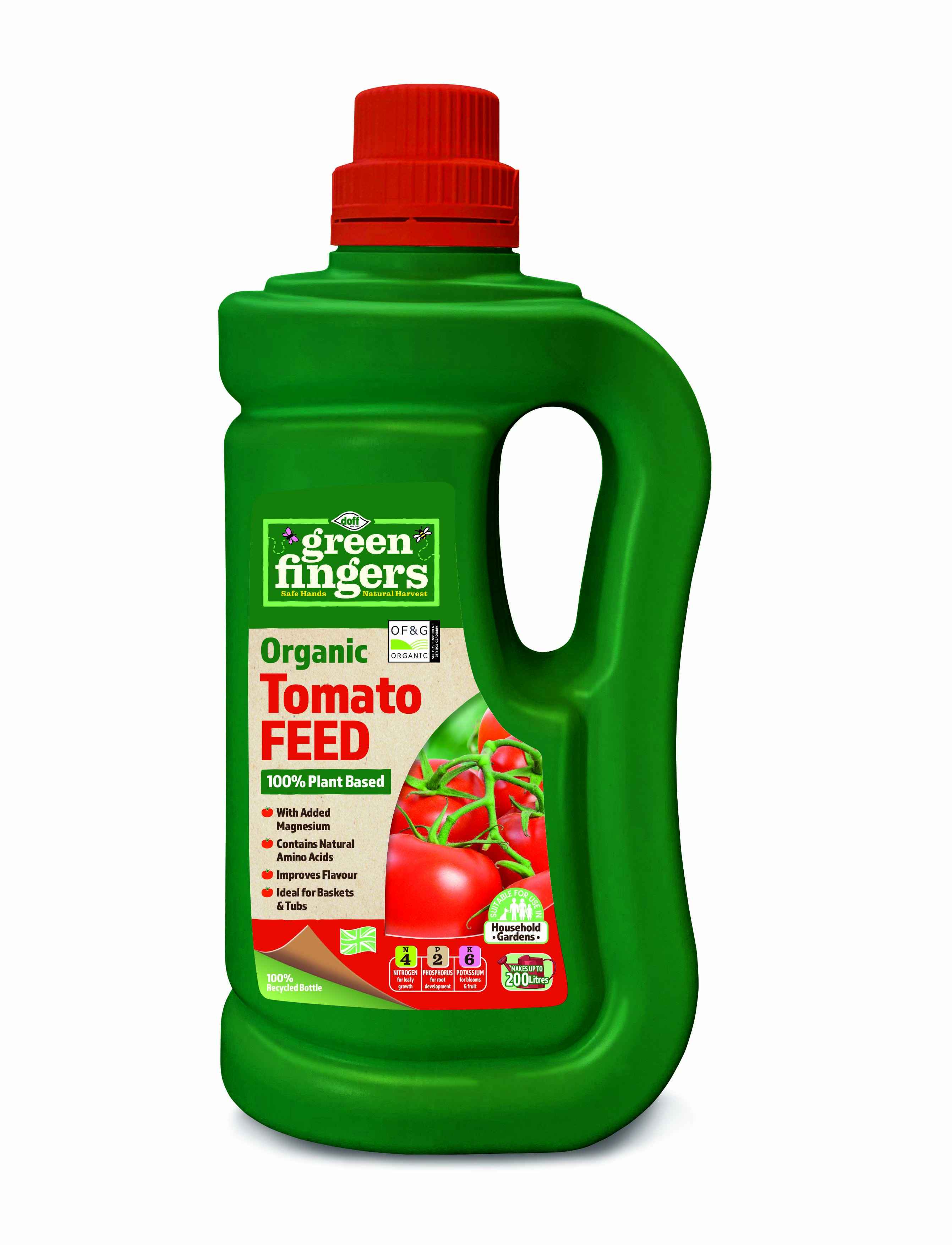 DOFF  Greenfingers Organic Tomato Feed 900ml