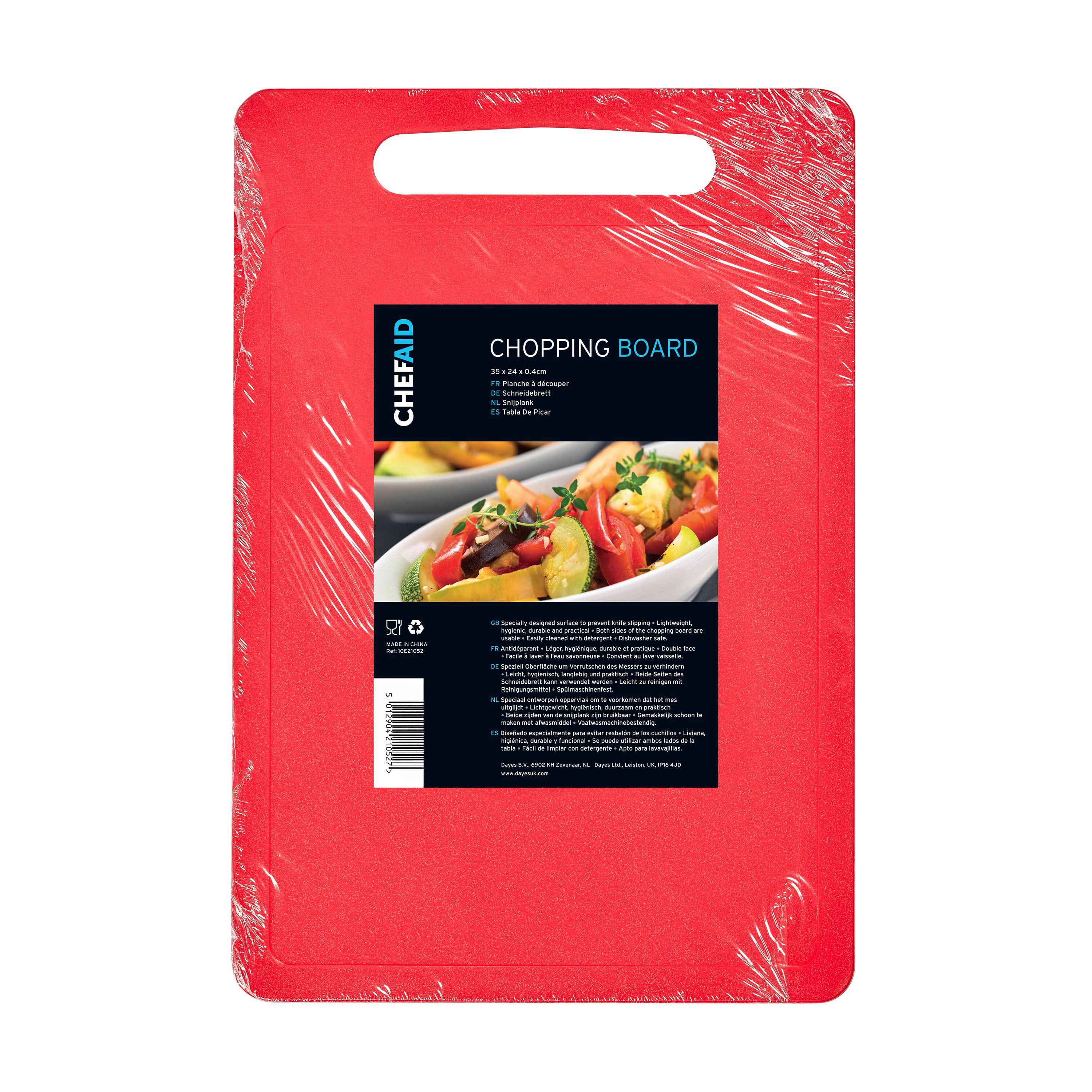 Chef Aid Red Poly Chopping Board 35...