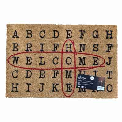 Savannah Alphabets Pvc Backed Coir Mats 40x60