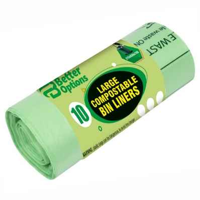 Better Options 10 Compostable Bin Liners 30ltrs
