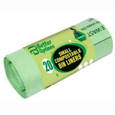 Better Options 20 Compostable Bin Liners 7ltrs