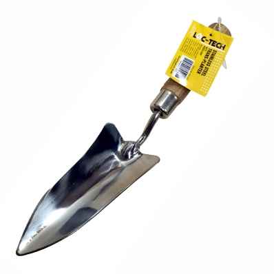 Loc-tech Stainless Steel Transplanter With Wood Grip