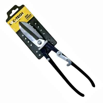 Loc-tech 10'' Tin Cutter,  Drop Forged, Crv , Painted,with Pvc Sleve.