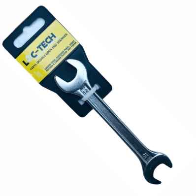Loc-tech 14x15 Double Open End Spanner Forged Carbon Steel