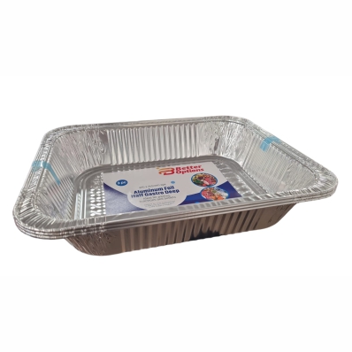 Better Options 3 pc Half Size Gastro Aluminum Foil Container Deep