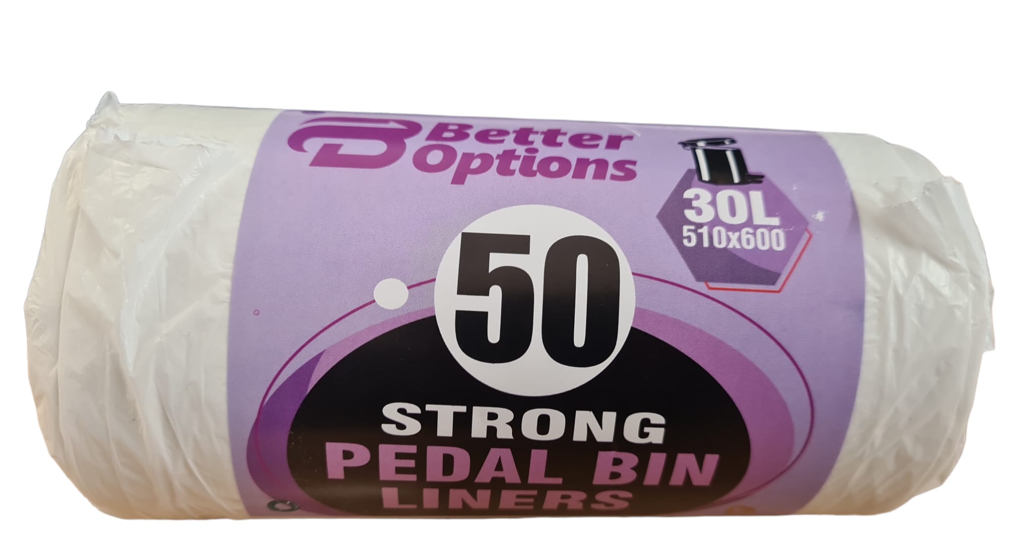 Better Option 50 Pk Pedal Bin Liners 510mm X 600mm