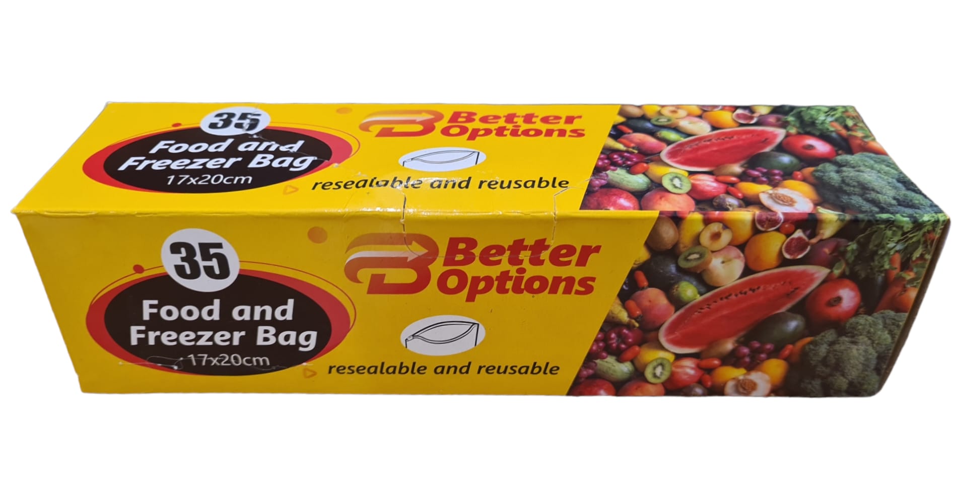 Better Options Food & FREEZER BAG 35pk 17x20cm