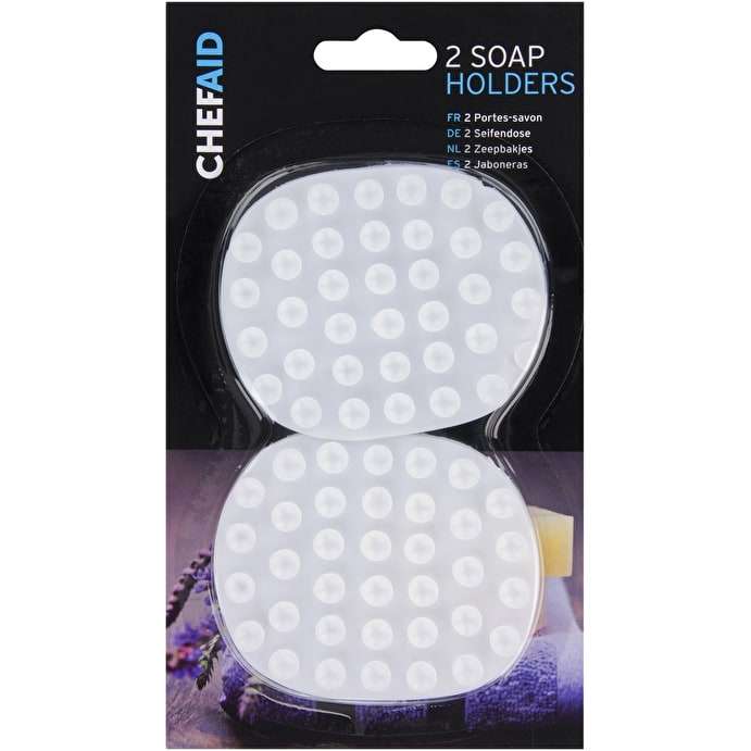 Chef Aid Soap Holders (2) Carded