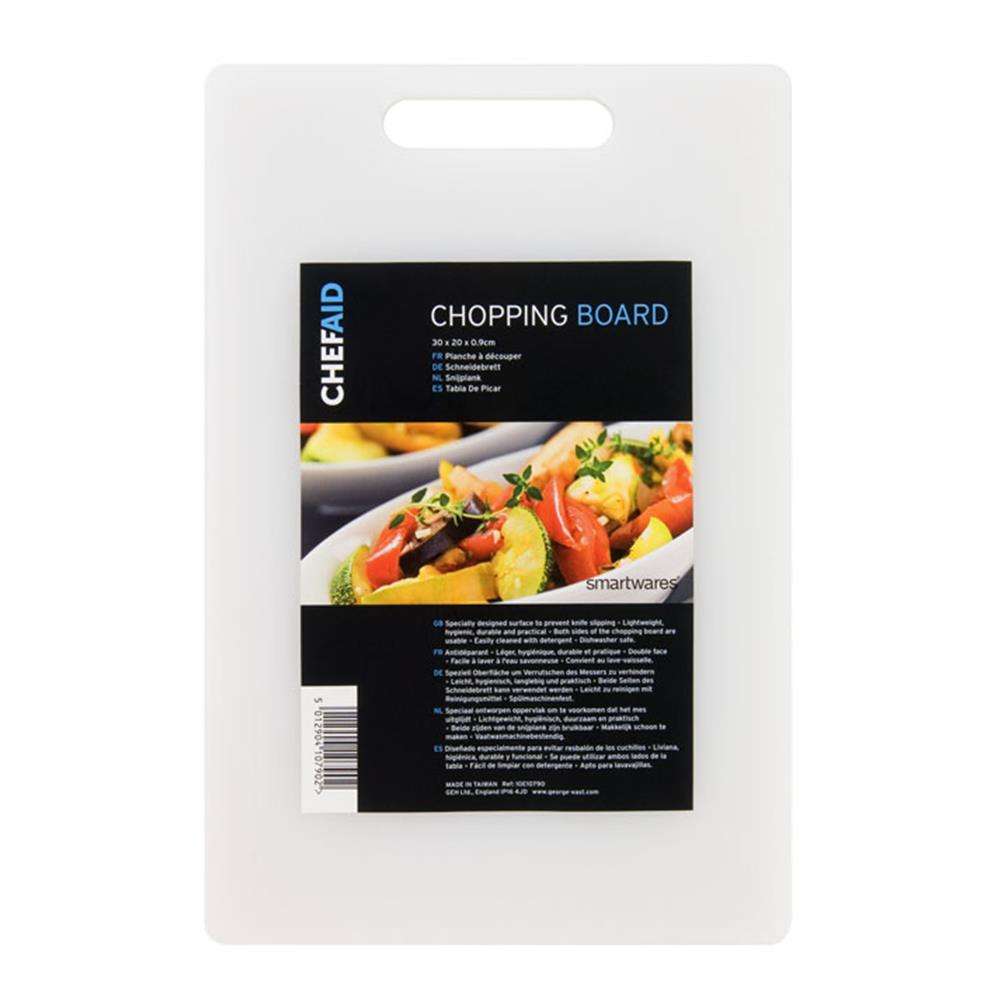 Chef Aid 290X190X9Mm Poly Chopping Board