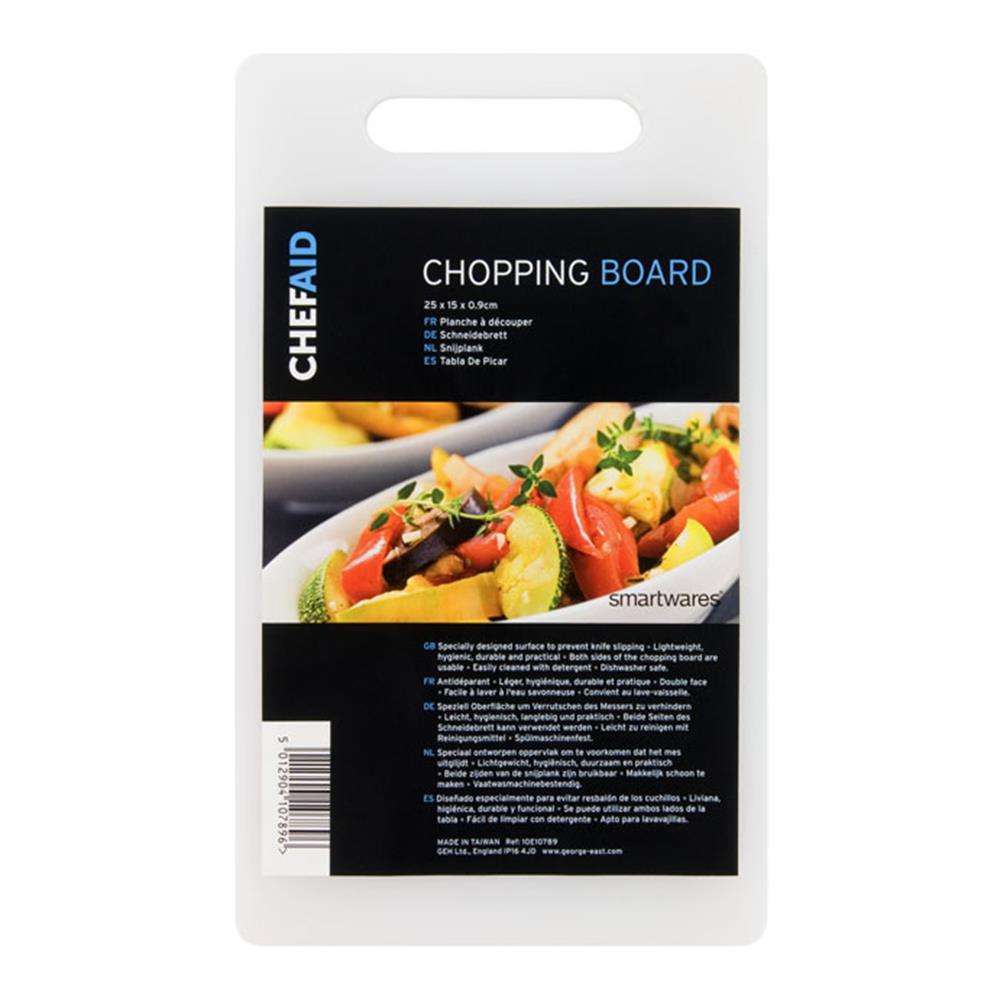 Chef Aid 240X165X9Mm Poly Chopping Board