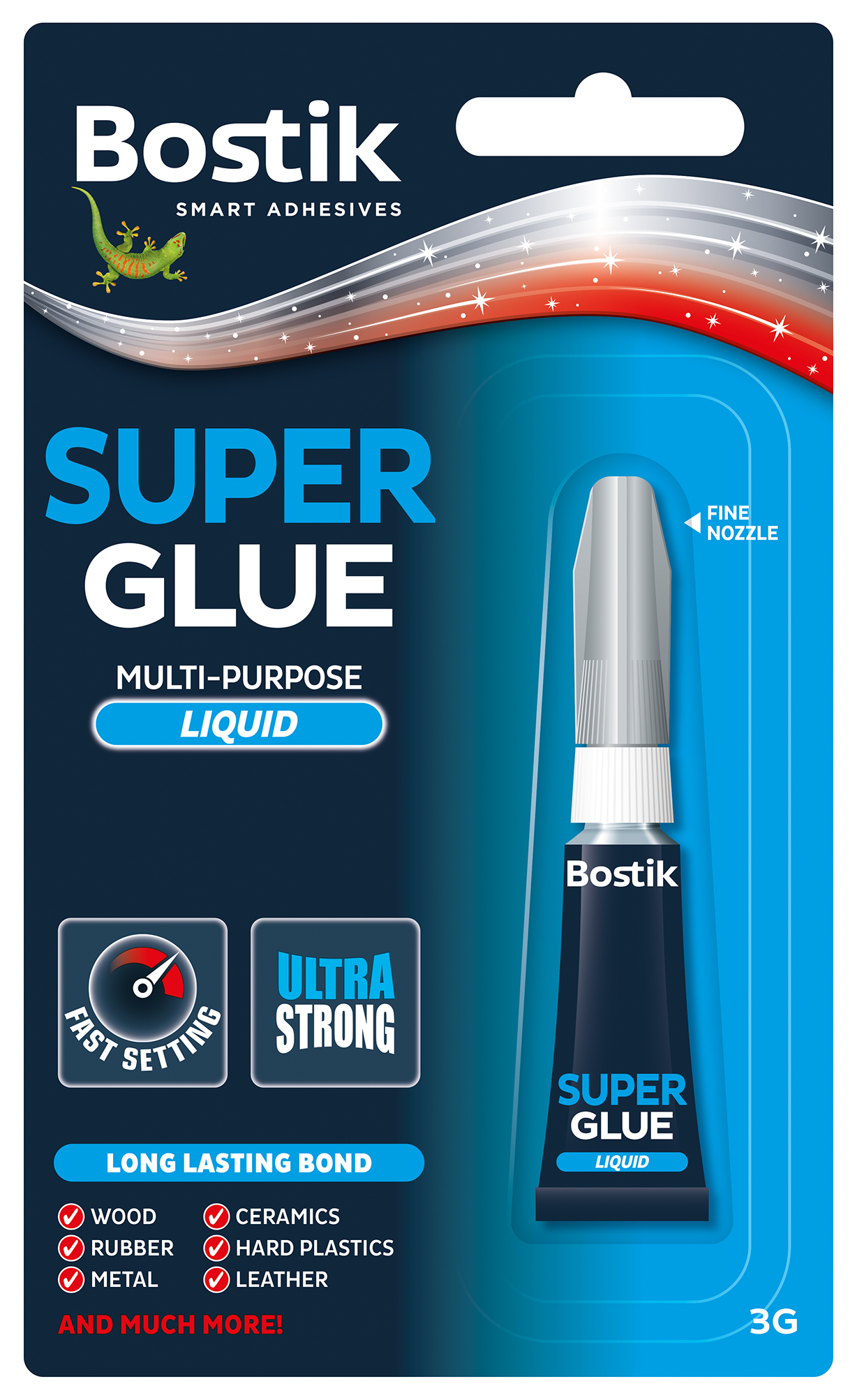 BOSTIK SUPER GLUE LIQUID  3g tube