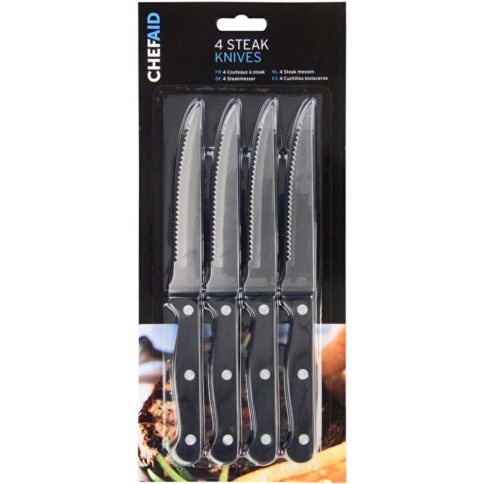 Chef Aid Set 4 Steak Knives