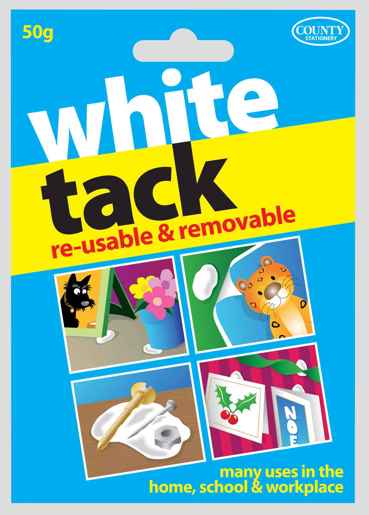 County White Tack 50g