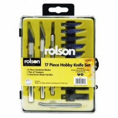Rolson Tools Ltd 17pc Hobby Knife Set 62917