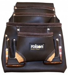 Rolson Tools Ltd Single Oil Tanned Tool Pouch 68883