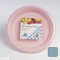 THERMO TB / FP  9'' PLATES 10s - assorted pink and blue.