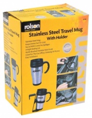 Rolson Stainless Steel Travel Mug 42918