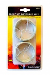 Blackspur 2pc X 40m Galvanised Wire