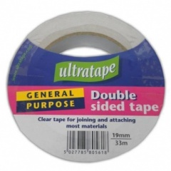 Ultratape General Purpose Double Sided Tape - 19mm x 33m